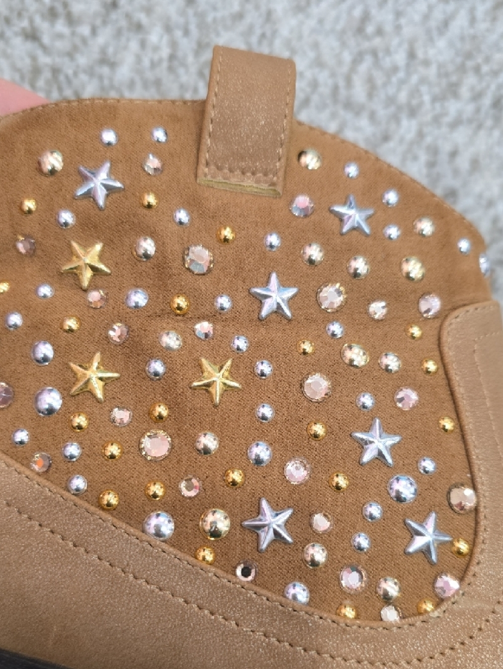 Nina Brown Ankle Boots For Girls Size 5 - Picture 9 of 9